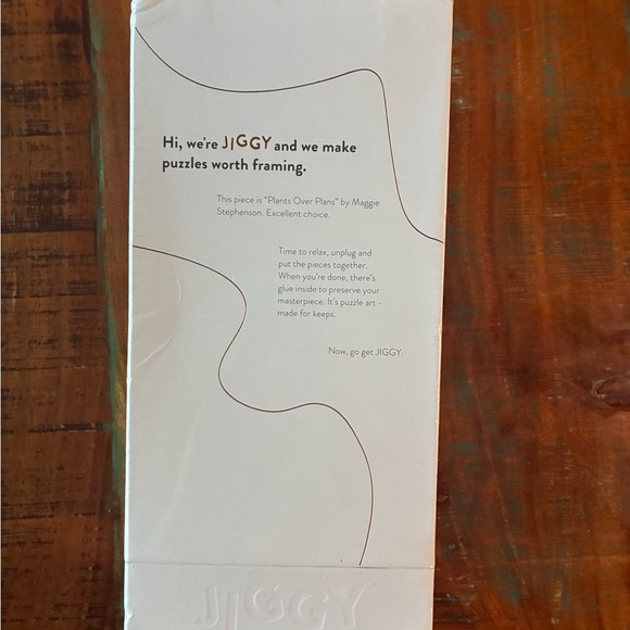 JIGGY 800pc Puzzle & Glue Kit: Plants Over Plans - Picture 4 of 8